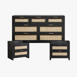 Savanna 7 Drawers Dresser and Nightstands Set