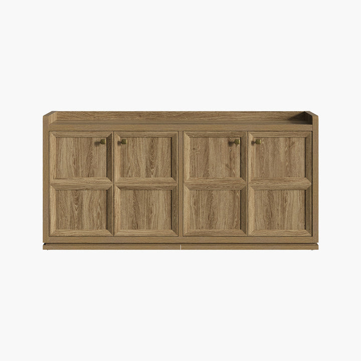 Helio Black Sideboard with 4 Doors