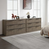 Cas 6 Drawers Dresser, 2 Pieces