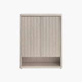Cas 2-Door Shoe Cabinet, 20 Pairs - 1 Piece - White Alder