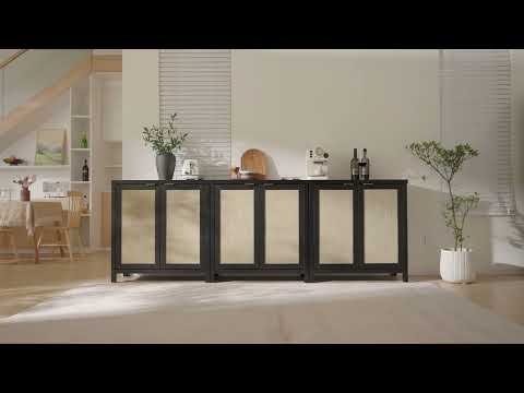 Savanna Black Buffet Cabinet
